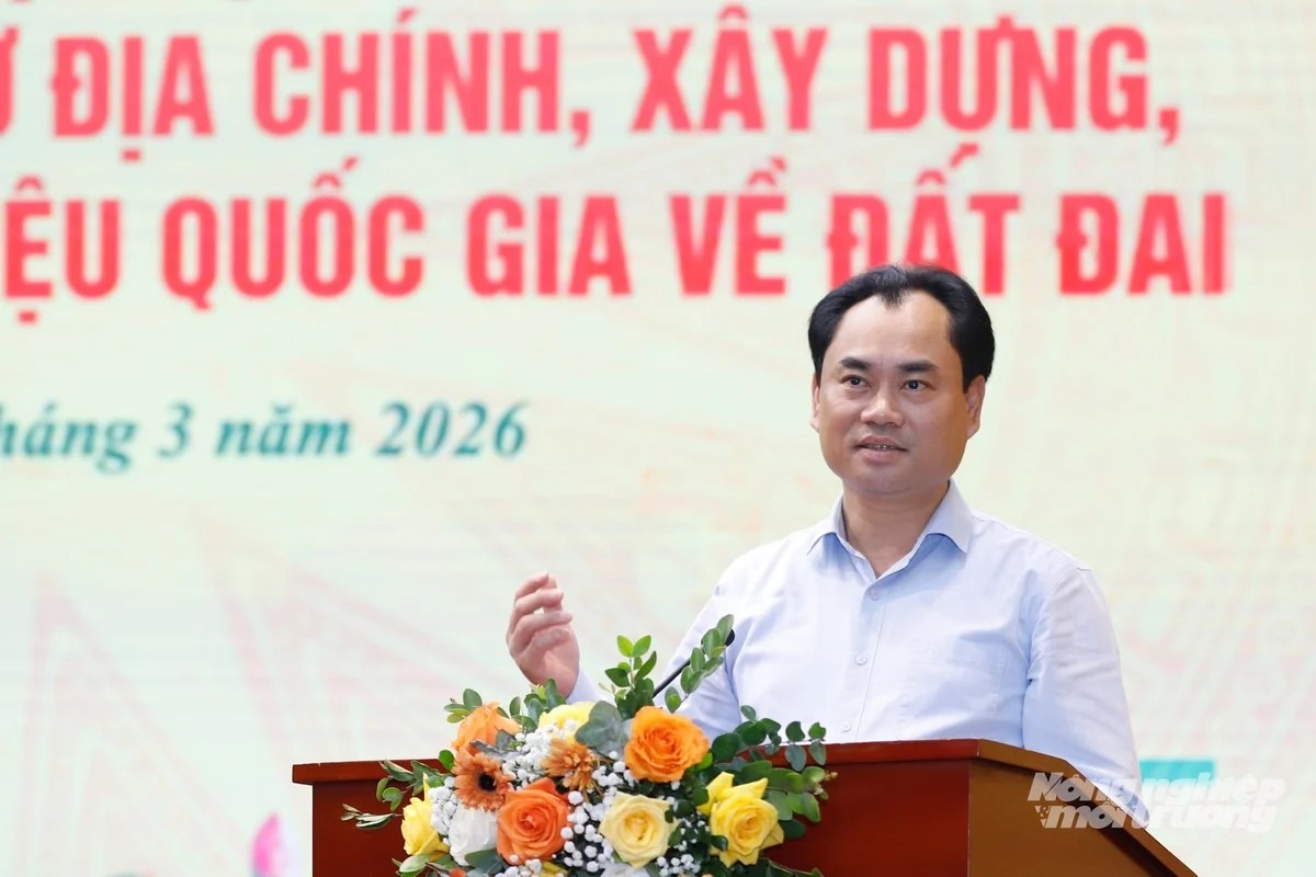Xây dựng cơ sở dữ liệu đất đai quốc gia năm 2026: Nhiệm vụ 'không thể lùi'